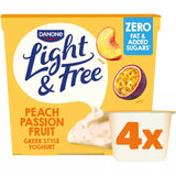 Light & Free Peach Yoghurt Multipack 4x115g, UK version