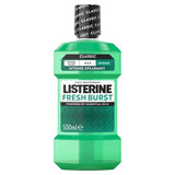 Listerine fresh burst intense spearmint mouthwash 500ml, UK version