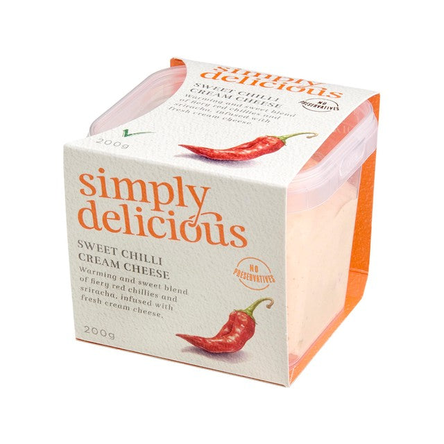 Simply Delicious sweet chilli cream cheese 200g (British brand)