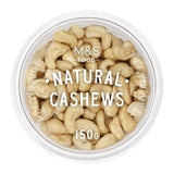 M&S Natural Cashew Nuts 150g