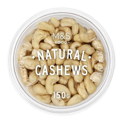 M&S Natural Cashew Nuts 150g