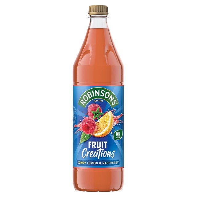 Robinsons lemon and raspberry squash 1L, imported from the UK
