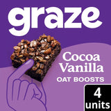 Graze Cocoa Vanilla oat flapjack 4 x 30g, UK version