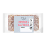 M&S Coconut & Raspberry Loaf Cake 266g, imported from the UK