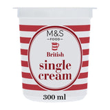 M&S British Single Cream 300ml