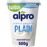 Alpro Plain Natural Soya Yoghurt Alternative 500g