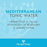 Fever-Tree Light Mediterranean Tonic Water 15 x 150ml Cans - British product