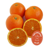 Fresh Wholegood Organic Oranges 4 pack (British brand)