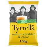 Tyrrells Mature Cheddar & Chive Sharing Crisps 150g