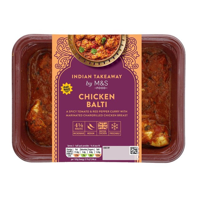 M&S Chicken Balti Curry 400g - British product