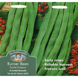 Mr Fothergill's Seeds Scarlet Emperor Runner Bean Vegetable Seeds
