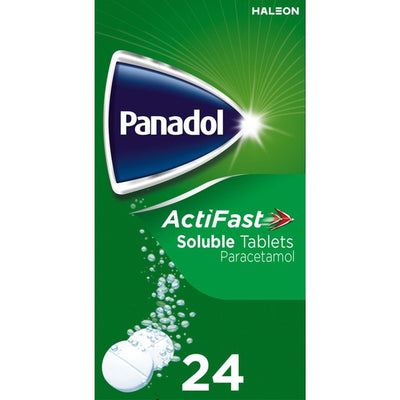 Comprimés effervescents Panadol ActiFast Paracétamol 24 comprimés