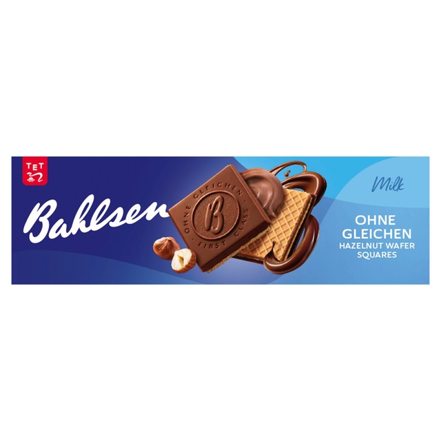 Bahlsen milk chocolate hazelnut cream wafer biscuits 125g - British product