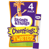 Strings & Things Cheestrings Twisted 80g cheese snacks - British product
