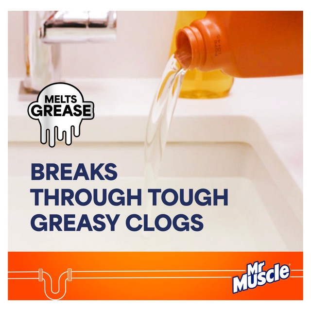 Mr Muscle kitchen drain gel 500ml, imported from the UK