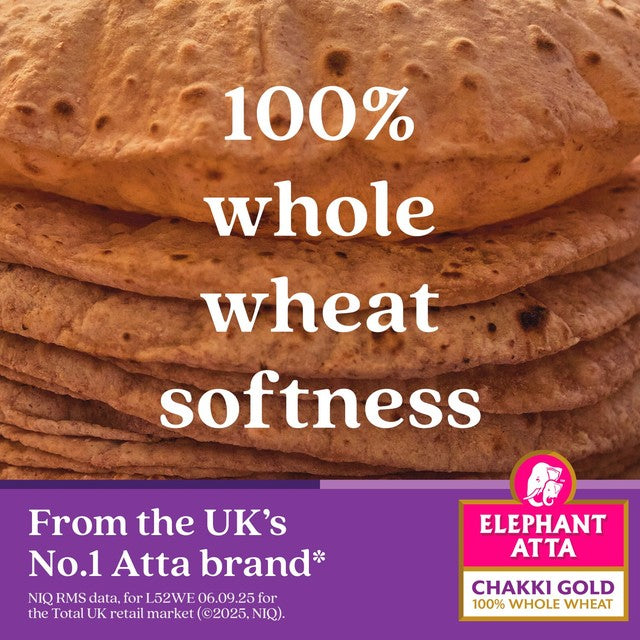 Elephant Atta Chakki Gold chapatti flour 5kg - British product