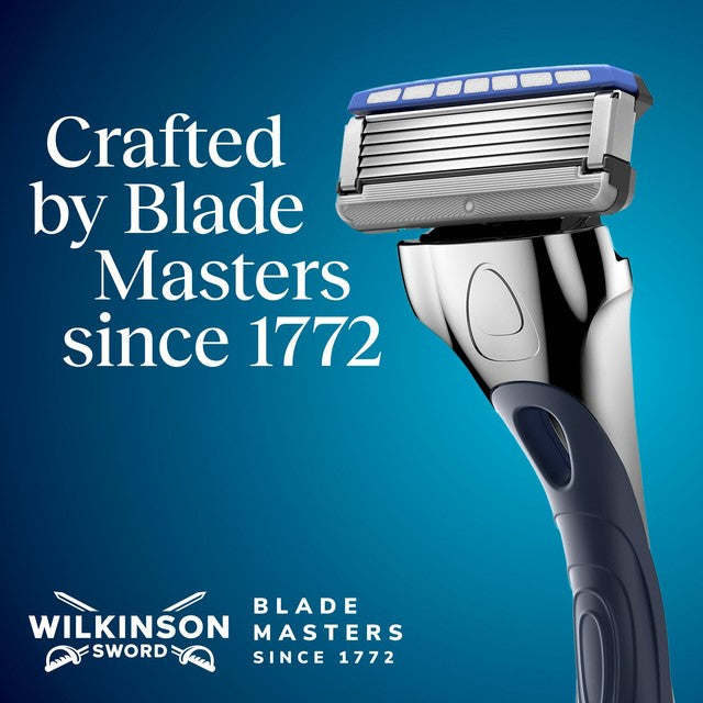 Wilkinson Sword Hydro 5 men's razor and blade refills (British brand)