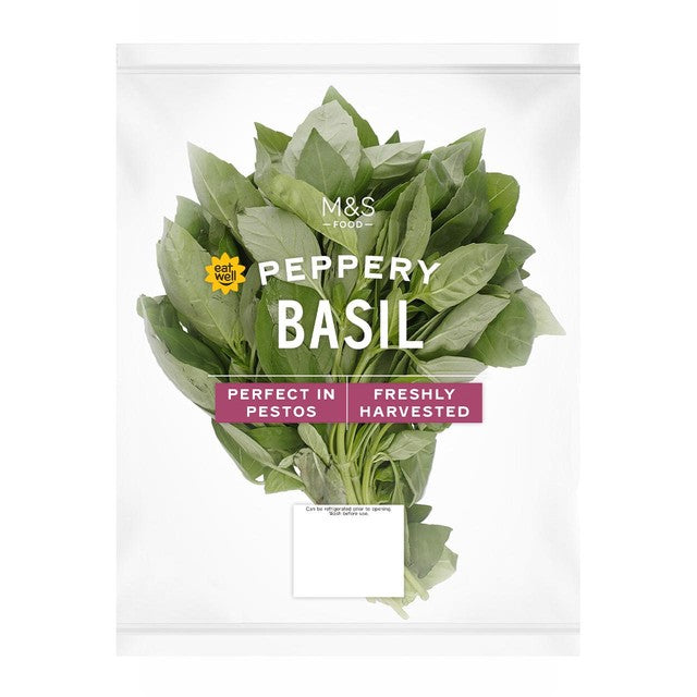 M&S large basil 100g - British product