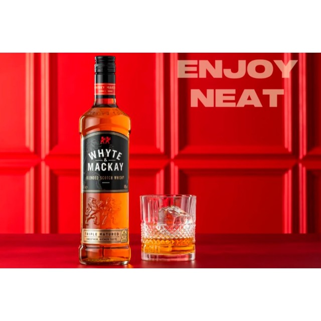 Whyte & Mackay Triple Matured Blended Scotch Whisky 1L (British brand)