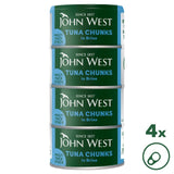 John West Tuna Chunks in Brine 4 x 125g, UK version