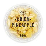 M&S dried pineapple 250g, imported from the UK