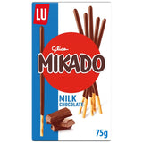 Mikado milk chocolate biscuits 75g, imported from the UK