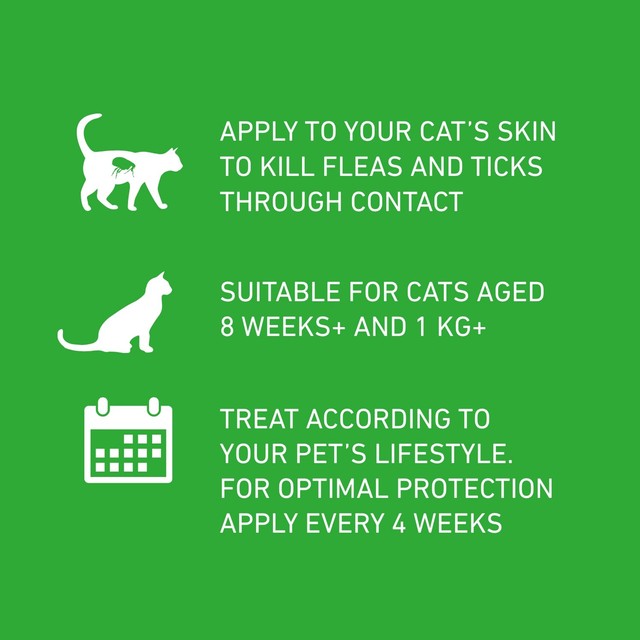 Frontline Plus Cat Flea & Tick Treatment - British product