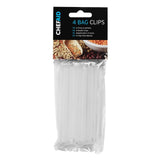 Chef Aid 4 Bag Clips Food Storage Clips 11cm