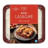 M&S beef lasagne 400g, imported from the UK
