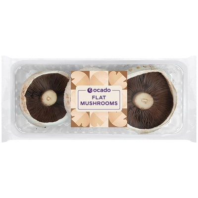 Ocado Flat Mushrooms Fresh 250g