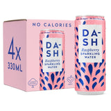 Dash Raspberry Infused Sparkling Water Multipack 330ml