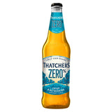 Thatchers Zero alcohol free cider 500ml bottle, British brand