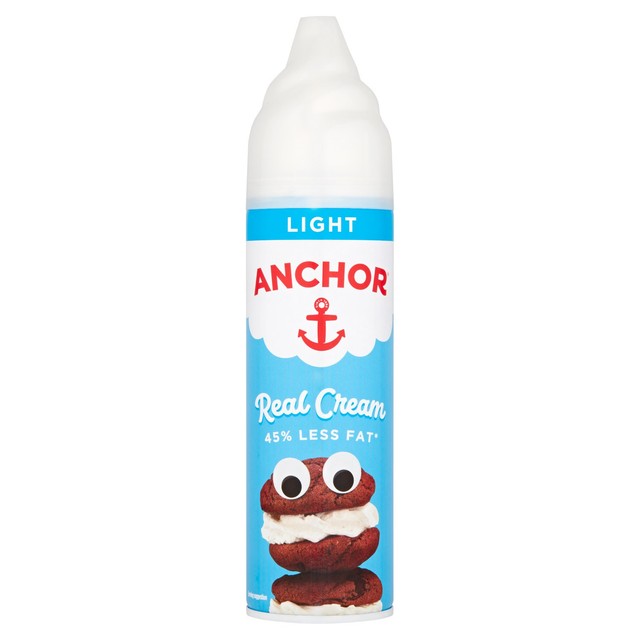 Anchor light cream spray can 250g - British product