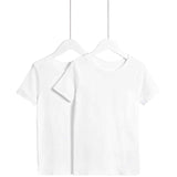 M&S Kids Heatgen Thermal Tops 5-6 Years White 2-Pack