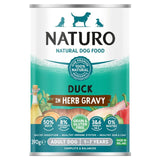 Naturo Grain & Gluten Free Duck in Herb Gravy Wet Dog Food 390g