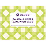 Ocado Small Paper Sandwich Bags 30 Pack