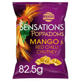 Walkers Sensations Mango Chilli Chutney Sharing Poppadoms 82.5g