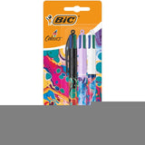 BIC 4 Colours Hydrodipping ballpoint pens 3-pack - British product