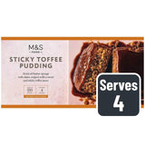 M&S Sticky Toffee Pudding 400g, imported from the UK