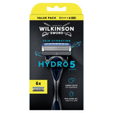 Wilkinson Sword Hydro 5 Men's Razor with 5 Blade Refills Manual Razor Pack