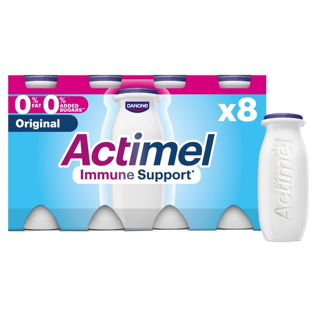 Actimel original yoghurt drink 8 x 100g multipack - British product