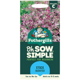 Mr Fothergills Stock Scented flower seeds 1500 seeds, imported from the UK