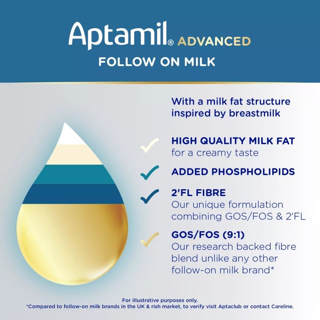 Aptamil Advanced 2 Follow On Milk powder 800g - British product