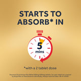 Nuromol dual action pain relief tablets 16 pack, imported from the UK