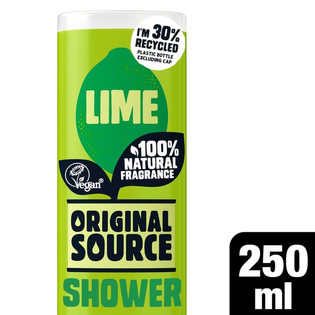 Original Source lime shower gel 250ml, imported from the UK