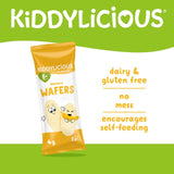Kiddylicious banana flavoured baby wafers 40g, UK version