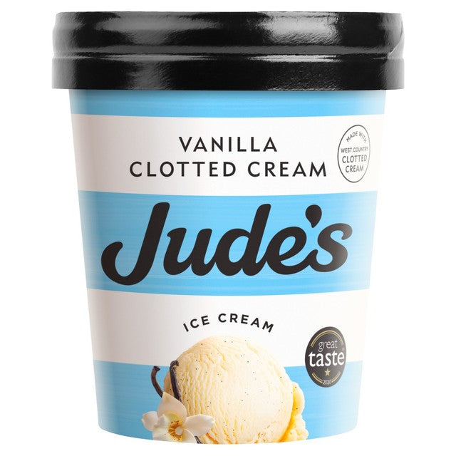 Jude's vanilla clotted cream ice cream 460ml, UK version