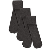 M&S Girls Body Sensor School Tights Grey 13-14 Years