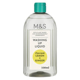 M&S Italian Lemon and Ginger Plant-Based Washing Up Liquid 500ml