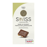 M&S triple nut dark chocolate 200g, imported from the UK